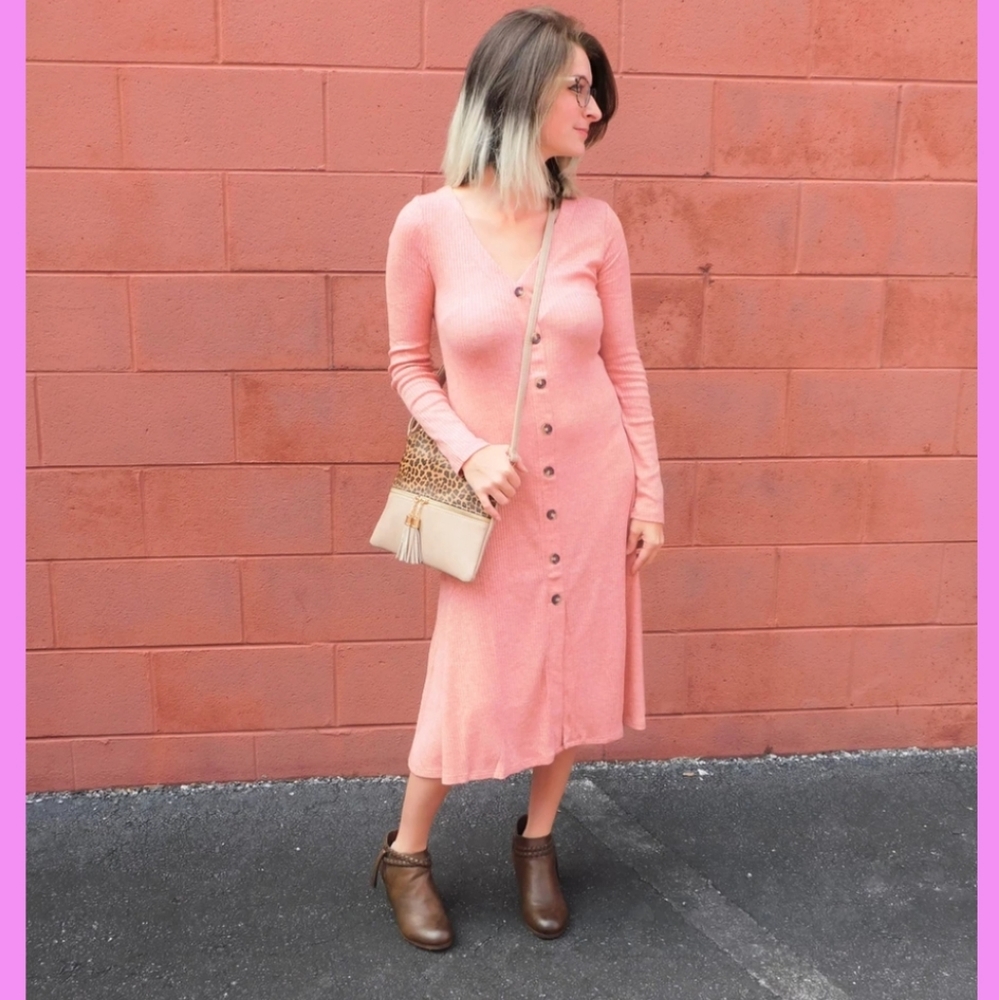 Indie Pink A Line dress